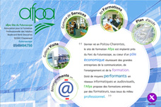 Site internet flash de l'afpa du futuroscope